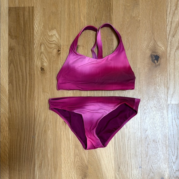 Athleta Pink Bikini Set Swimwear Bikinis